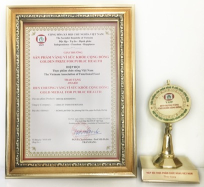 Giải thưởng 'Sản phẩm vàng vì sức khỏe cộng đồng' - 2
