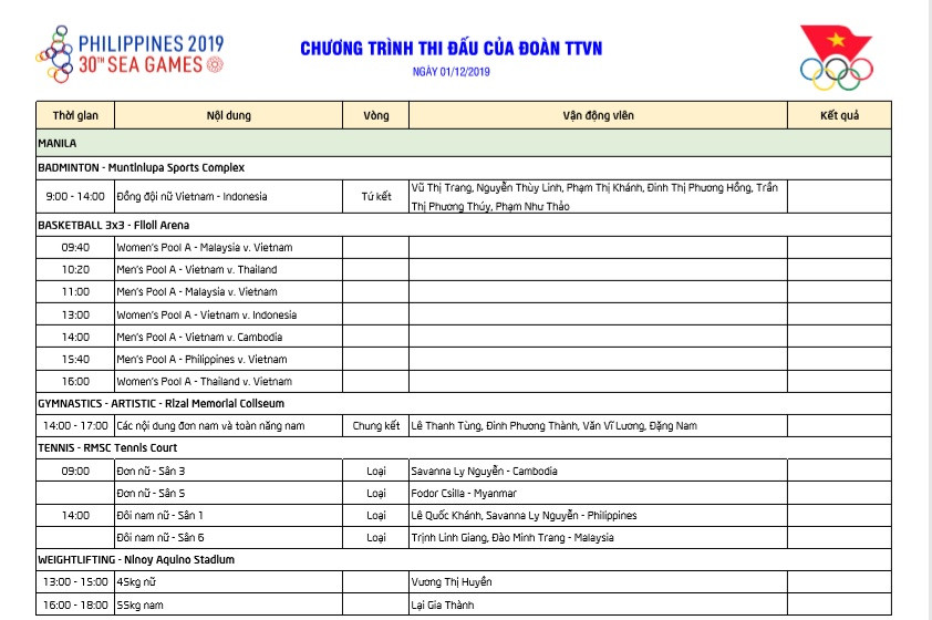 lich thi dau sea games 30 (2)