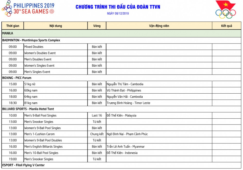 lich thi dau sea games 0812 (1) 6