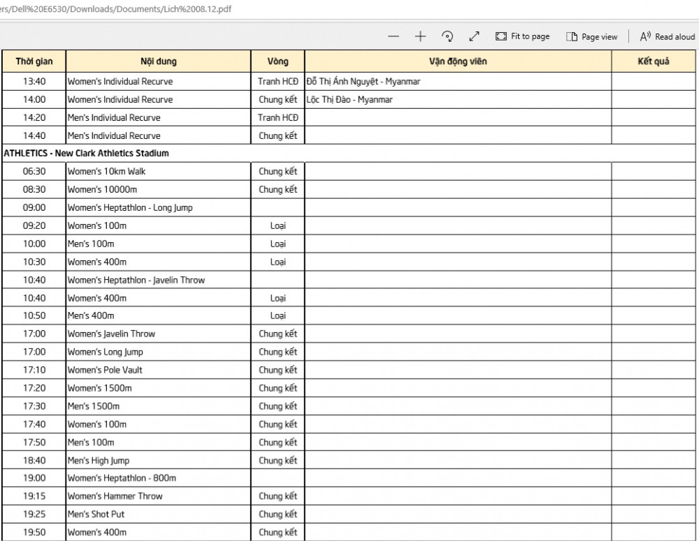 lich thi dau sea games 0812 (5) 3