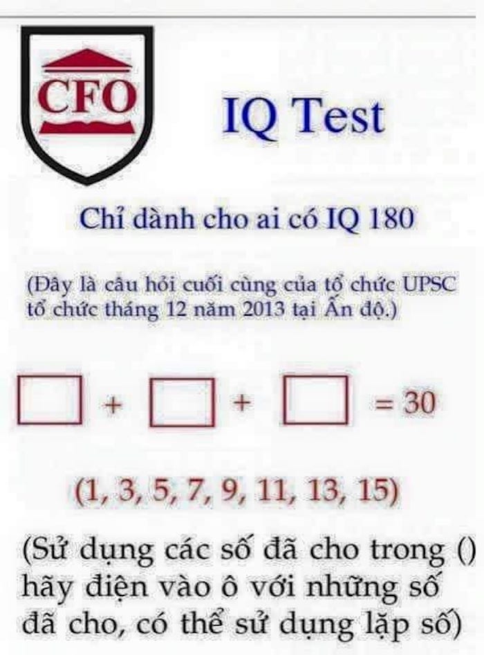 bai toan iq 180