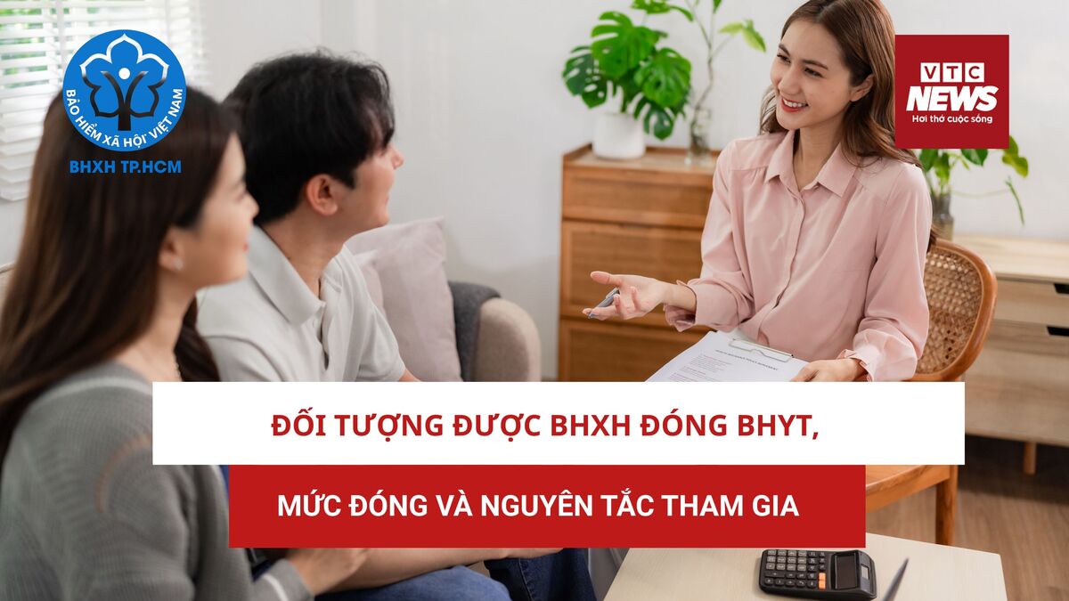 Đối tượng được BHXH đóng BHYT, mức đóng và nguyên tắc tham gia 
