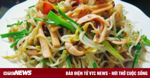 giá đỗ xào lòng gà