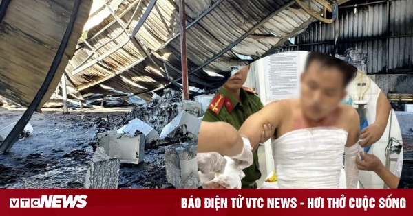 Chiến sỹ PCCC bị bỏng nặng khi chữa cháy ở Ninh Thuận