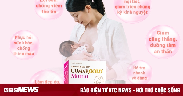 CumarGold Mama - Viên uống lợi sữa, đẹp da và hồi phục sức khỏe sau sinh