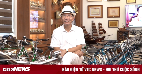 Cận cảnh bộ sưu tập xe đạp cổ đồ sộ nhất Việt Nam