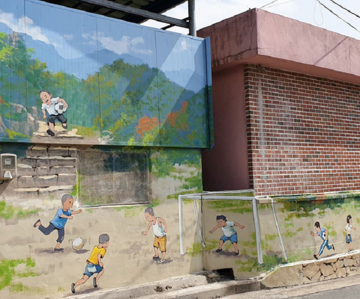 Dân mạng lục lại hình ảnh tranh bích họa Đội tuyển Việt Nam rực rỡ trên quê hương thầy Park - 5