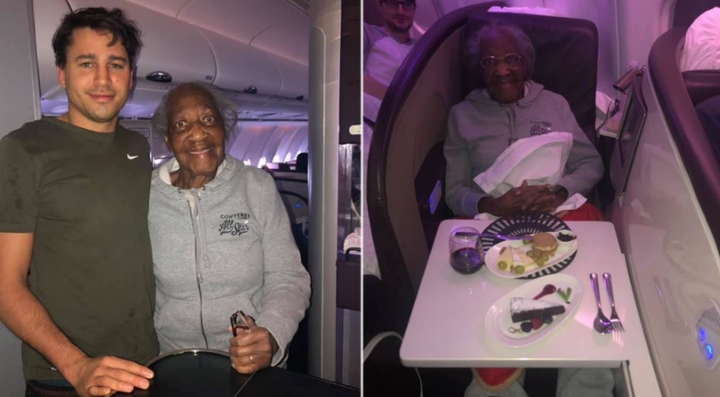 Nam thanh niên nhường ghế máy bay hạng nhất cho cụ già, đổi lấy chỗ ngồi cạnh toilet - 1