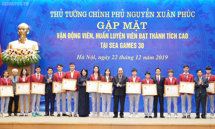 Thủ tướng gặp mặt, vinh danh VĐV, HLV đạt thành tích cao tại SEA Games 30 - 3