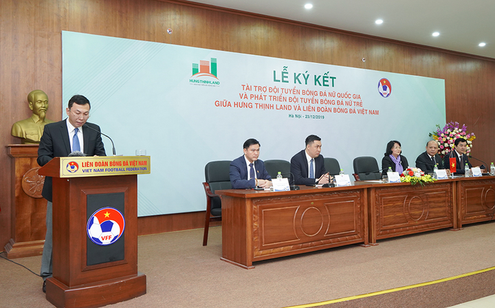 Hưng Thịnh Land tài trợ 100 tỷ đồng cho Đội tuyển bóng đá nữ Quốc gia và Phát triển Đội tuyển nữ trẻ hướng đến World Cup - 5