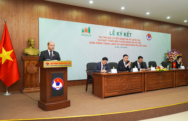 Hưng Thịnh Land tài trợ 100 tỷ đồng cho Đội tuyển bóng đá nữ Quốc gia và Phát triển Đội tuyển nữ trẻ hướng đến World Cup - 6