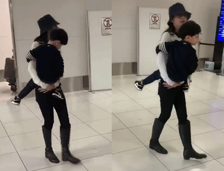 Vắng Huỳnh Hiểu Minh, Angela Baby lại một mình đưa con trai sang Nhật du lịch - 1