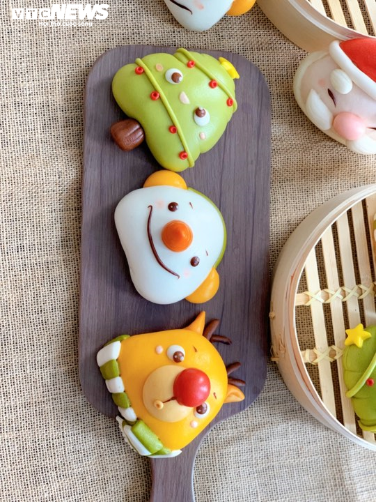 Công thức bánh bao sữa bất bại với tạo hình Giáng sinh đẹp mê mẩn - 3