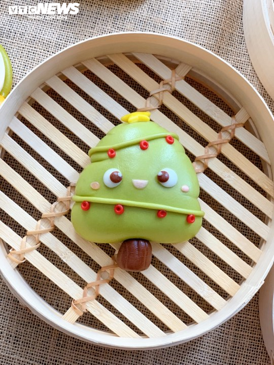 Công thức bánh bao sữa bất bại với tạo hình Giáng sinh đẹp mê mẩn - 5