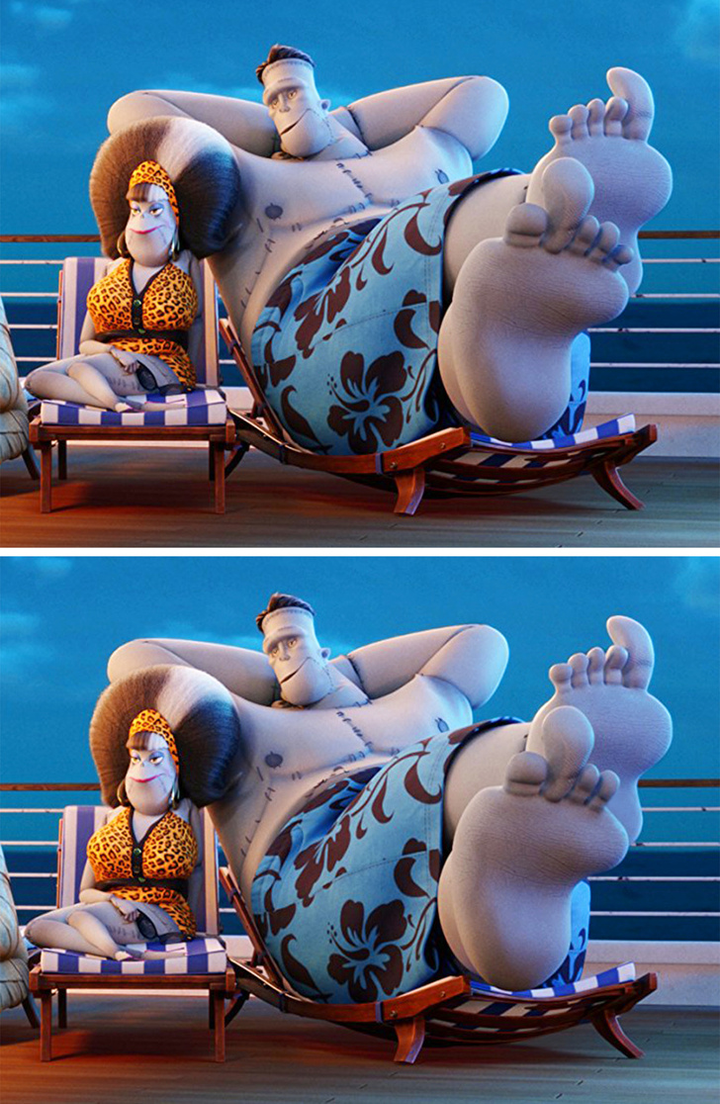 Tìm điểm khác biệt ở các bức tranh sau - 5