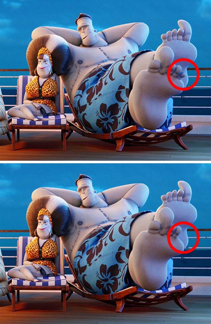 Đáp án 'câu đố tìm điểm khác biệt ở bức tranh' - 5