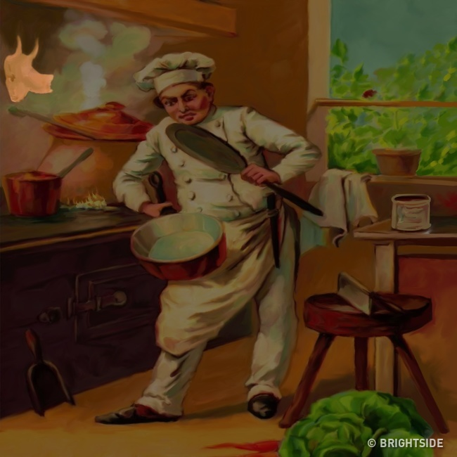 Đáp án 'câu đố tìm vật thất lạc trong 4 bức tranh' - 4