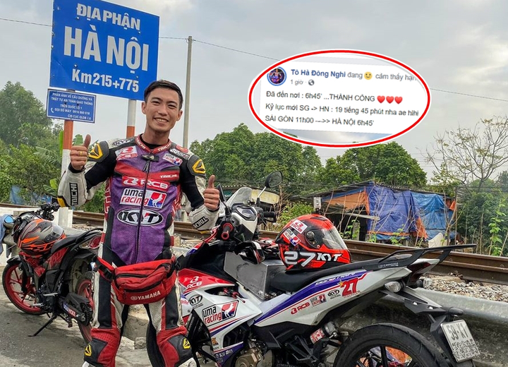 Sự thật phượt thủ đi xe máy từ TP.HCM ra Hà Nội trong 20 tiếng - 1
