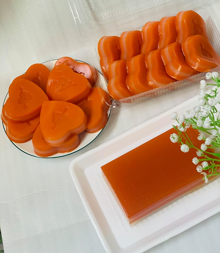 Mùng 1 làm bánh da lợn vị gấc đem may mắn đến cả tháng - 1