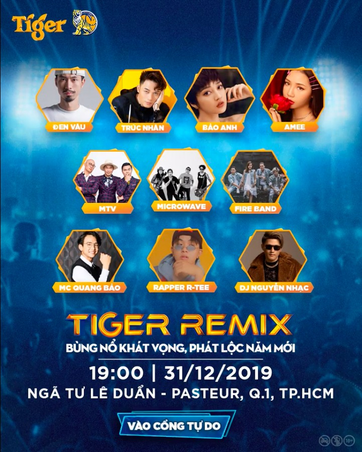 'Dậy sóng' với dàn sao cực đáng mong chờ của Tiger Remix 2020 - 9