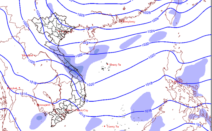 Miền Bắc sắp đón không khí lạnh tăng cường gây mưa rét - 1