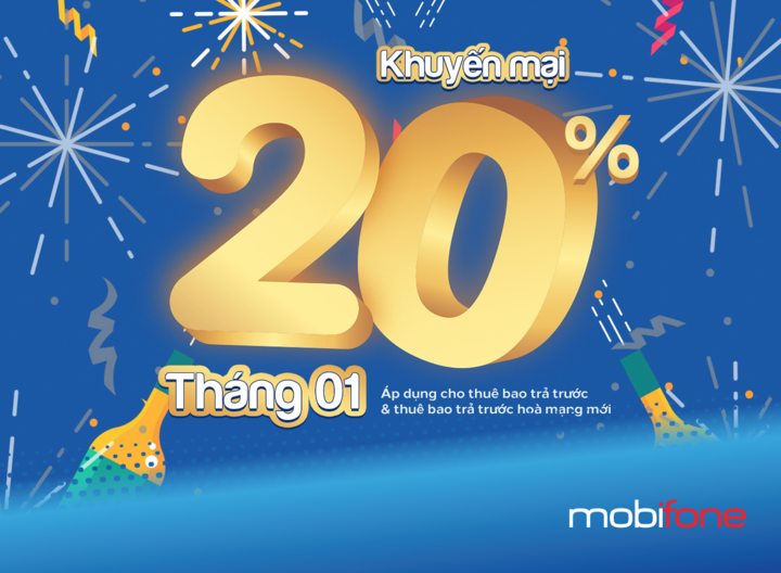Nạp thẻ đầu năm, khách hàng MobiFone hưởng khuyến mại - 1