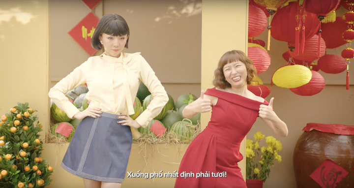 Tóc Tiên khoe khả năng đọc rap, quậy tưng bừng trong MV Tết - 1