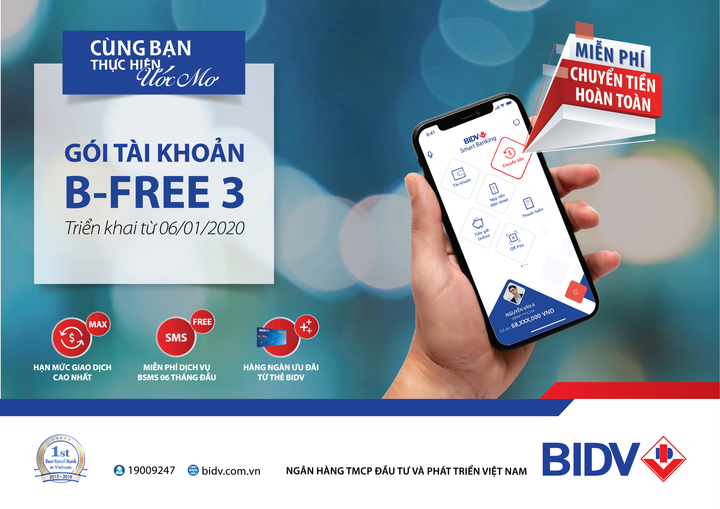 B-Free 3: Gói tài khoản ưu việt cho dân kinh doanh - 1