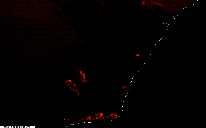 Hình ảnh cháy rừng chưa từng có tại Australia nhìn từ vệ tinh - 5