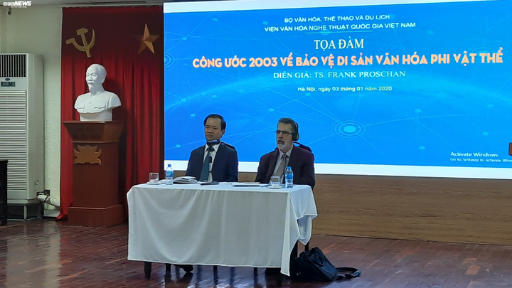 TS. Frank Proschan một lần nữa khẳng định: UNESCO không công nhận, chỉ ghi danh di sản văn hóa phi vật thể - 1