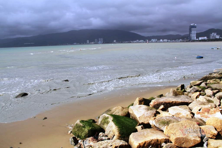 Nước biển ở Quy Nhơn đen ngòm, hôi tanh vì nước thải xả thẳng từ cống - 2