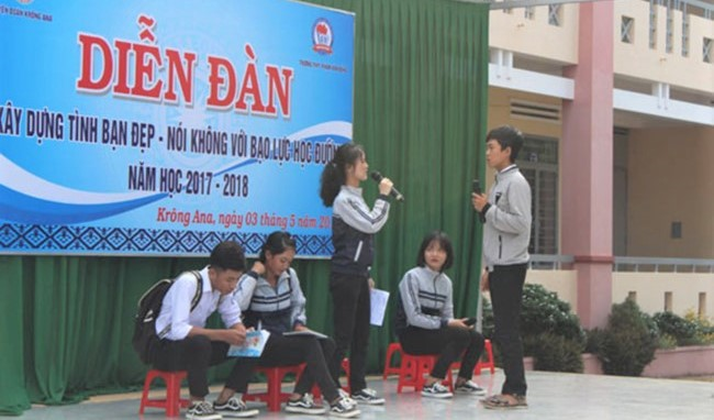 Phòng chống bạo lực học đường: Thiếu sự đồng thuận của gia đình, xã hội - 1