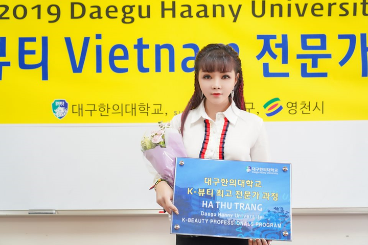 Hoa hậu Hà Thu Trang được một trường đại học ở Hàn Quốc mời giảng dạy - 4