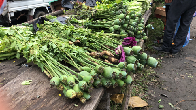 Chợ biên giới Việt - Lào bày bán công khai cây thuốc phiện: Cơ quan chức năng trần tình - 1