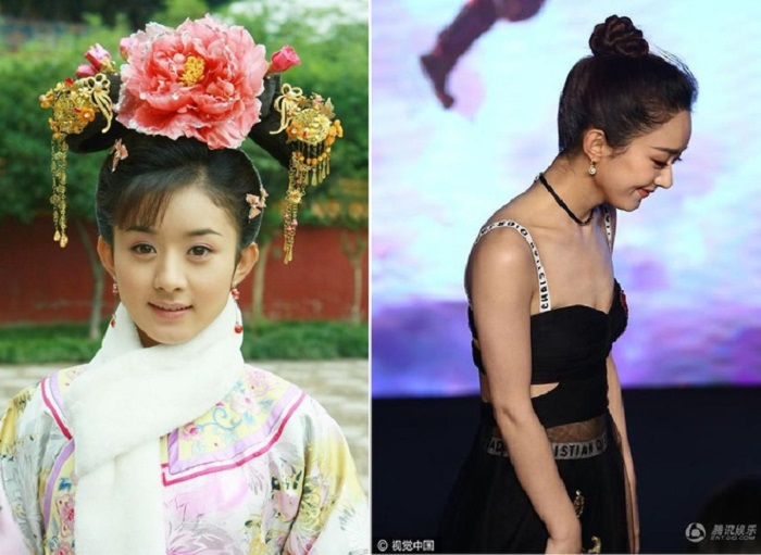 Ảnh hậu trường lộ vóc dáng gầy gò của Triệu Lệ Dĩnh - 6