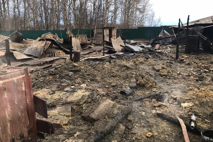 Video: Hiện trường vụ hỏa hoạn khiến 8 người chết ở ngoại ô Matxcơva - 4