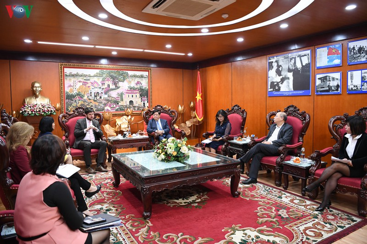 Tổng Giám đốc VOV tiếp Trưởng Đại diện UNESCO tại Việt Nam - 2
