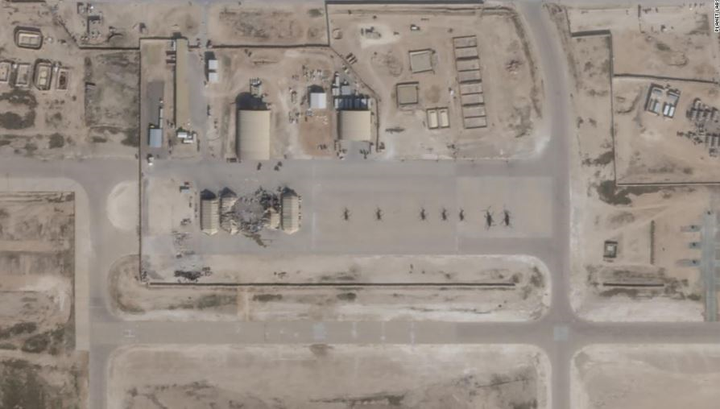 Ảnh vệ tinh mô tả thiệt hại căn cứ Mỹ tại Iraq sau loạt tên lửa của Iran - 1