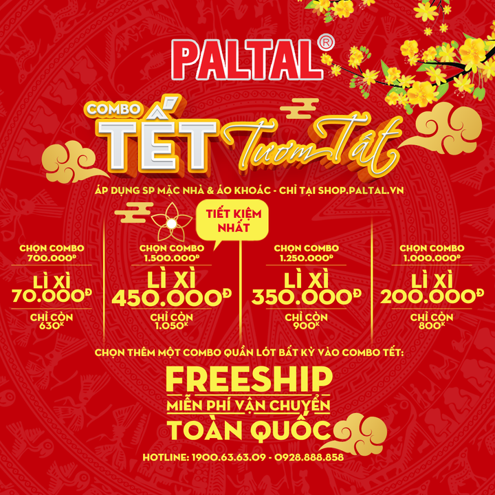 Tết Tươm Tất cùng thời trang mặc nhà cao cấp PALTAL - 2