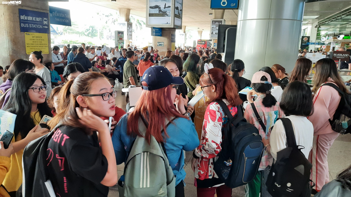 Biển người đón Việt kiều về quê ăn tết chật kín sân bay Tân Sơn Nhất - 5