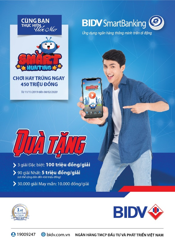 Game siêu hot BIDV Smart Hunting vượt 6,5 triệu lượt chơi, nổ 2 giải 100 triệu đồng - 2