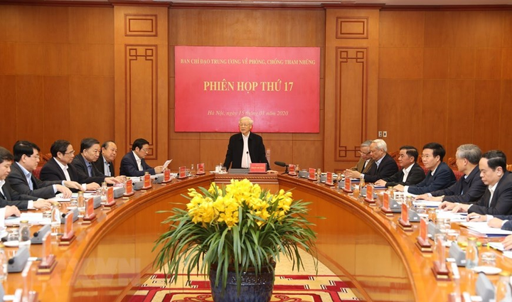 Tổng Bí thư, Chủ tịch nước chủ trì phiên họp về phòng chống tham nhũng - 6