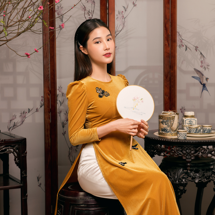 Diễm My 9X lần đầu chụp ảnh áo dài bên dàn diễn viên hot của miền Bắc - 4