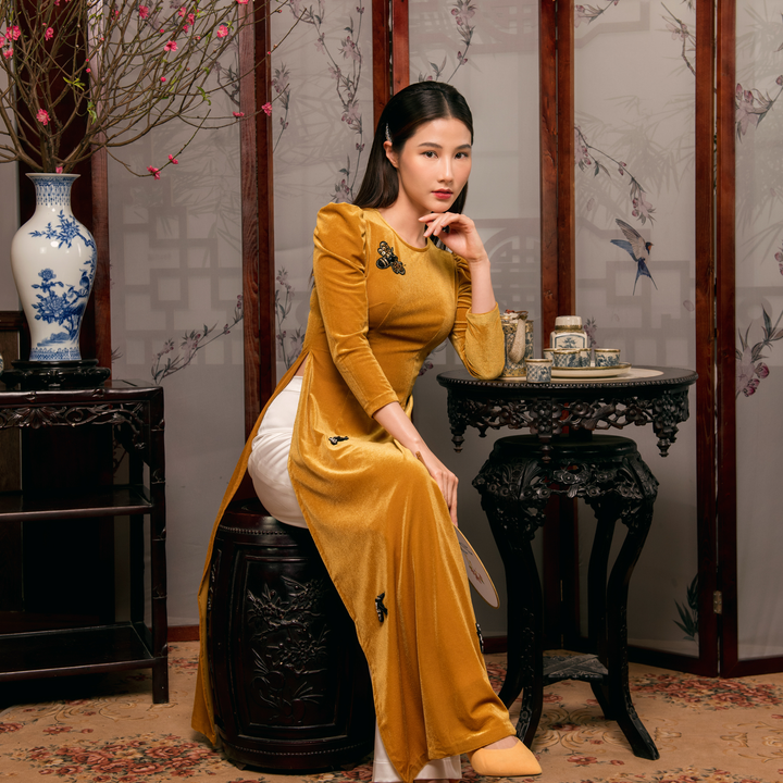 Diễm My 9X lần đầu chụp ảnh áo dài bên dàn diễn viên hot của miền Bắc - 5