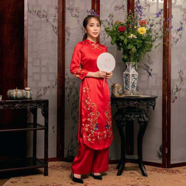 Diễm My 9X lần đầu chụp ảnh áo dài bên dàn diễn viên hot của miền Bắc - 9