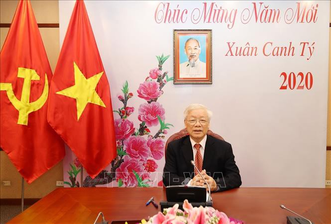 Tổng Bí thư, Chủ tịch nước Nguyễn Phú Trọng điện đàm với Tổng Bí thư Tập Cận Bình - 1