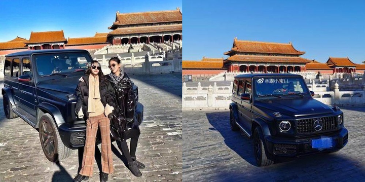 Tạo dáng cạnh siêu xe trong di tích 600 tuổi gây phẫn nộ - 1