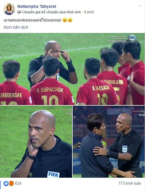 CĐV Thái Lan chỉ trích trọng tài khiến đội nhà bị loại - 1