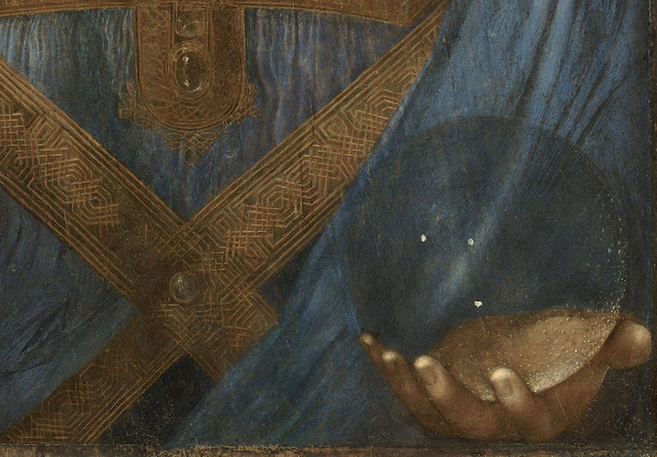 Bí ẩn quả cầu trên tay Chúa trong bức họa 450 triệu USD của Leonardo da Vinci - 2