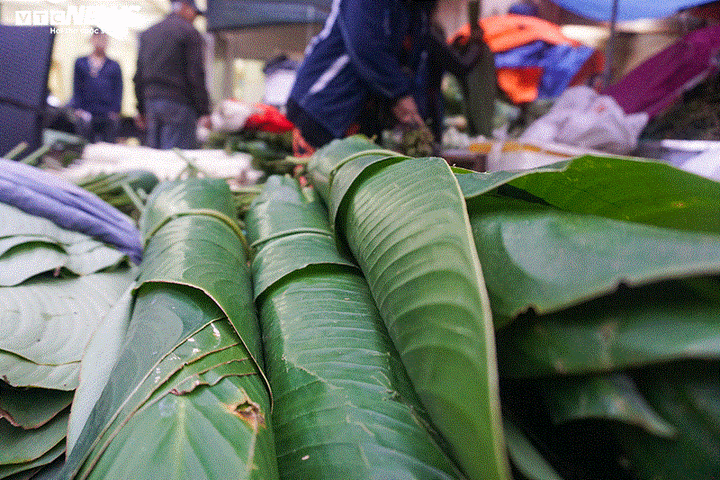 Độc đáo khu chợ bán hơn nửa triệu lá dong mỗi ngày - 6
